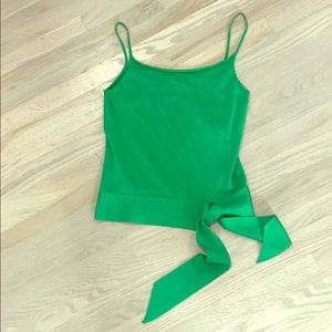 Banana Republic Green Tie Tank